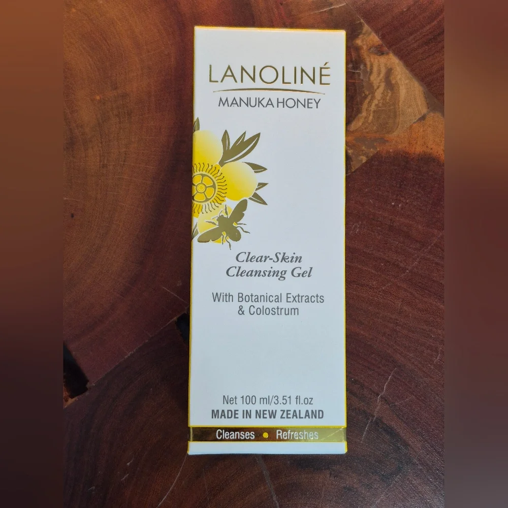 NIB Lanoliné Manuka Honey Clear-Skin Cleansing Gel 100ml/3.5oz